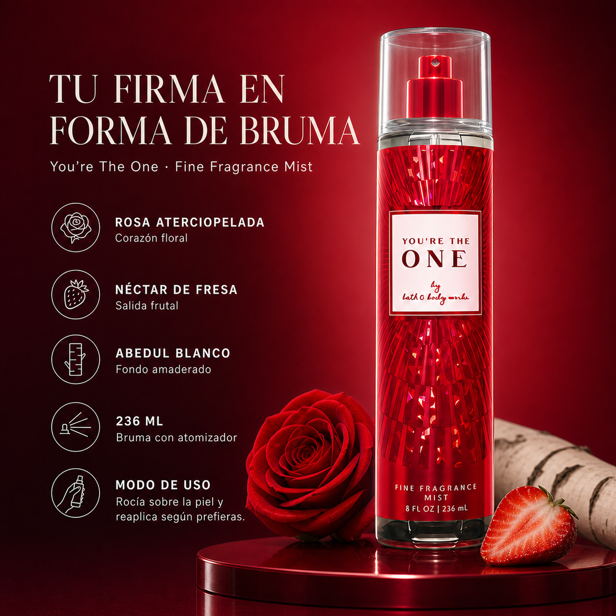 Splash Body Mist 236 ml, Bath & Body — detalle del envase