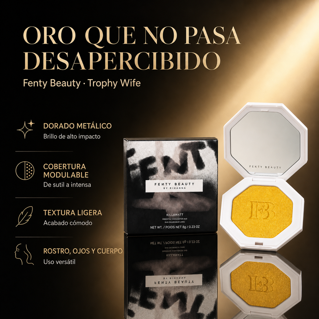 Iluminador Trophy Wife Fenty Beauty 8g Killawatt — beneficios