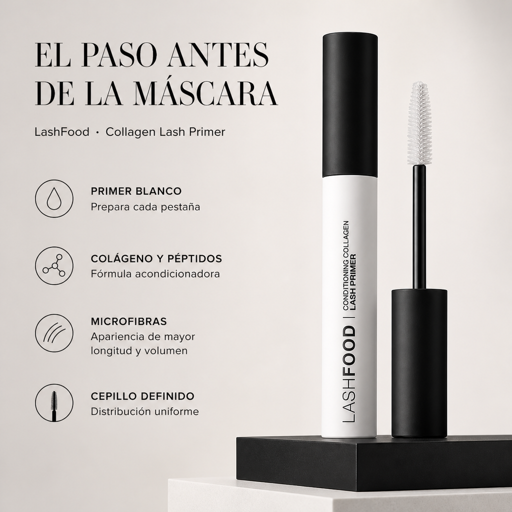 Lashfood Prebase Para Pestañas Con Colágeno — beneficios