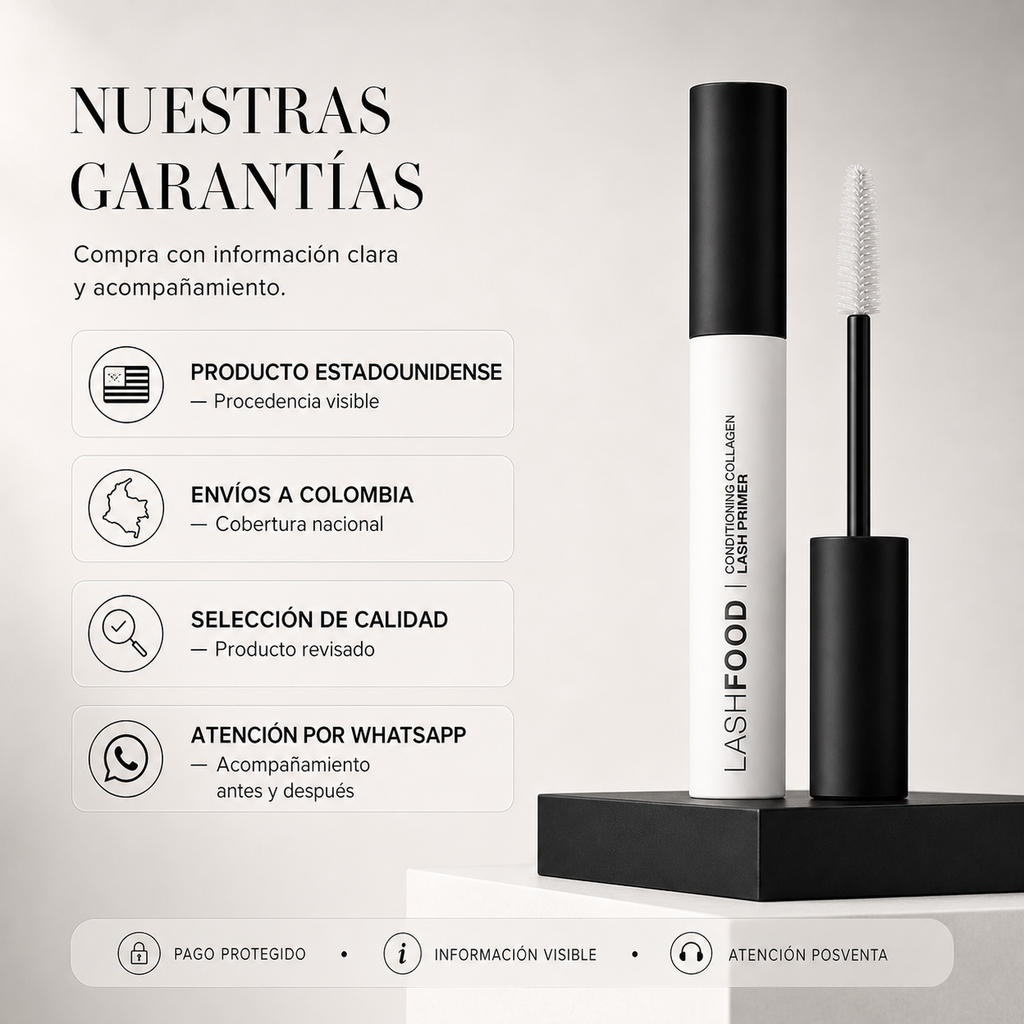 Lashfood Prebase Para Pestañas Con Colágeno — garantía y origen