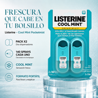 Listerine Pocketmist Cool Mint Pack x2 (140 und) — beneficios