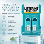 Listerine Pocketmist Cool Mint Pack x2 (140 und) — detalle del envase