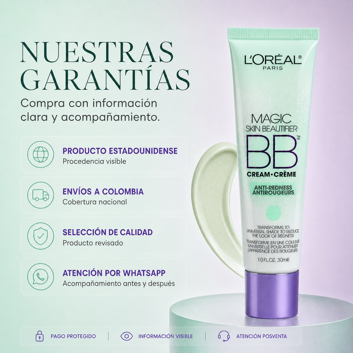 Base Bb Cream L'oréal Paris 30 (ml) — garantía y origen
