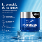 Hidratante facial Olay Regenerist Hyaluronic + Peptide 24 — detalle del envase