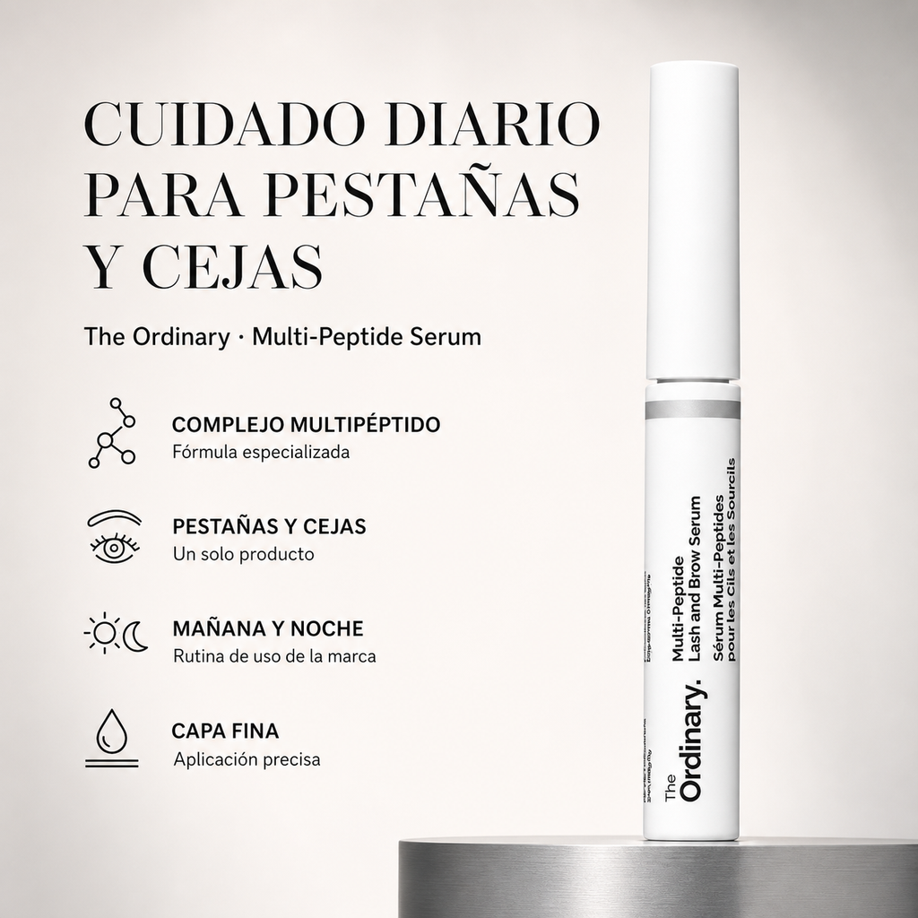 Serum Ordinary Crecimiento Pestañas Y Cejas Multipeptide — beneficios