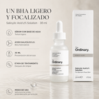 Ácido Salicílico Ordinary 30(ml), uso facial — detalle del envase