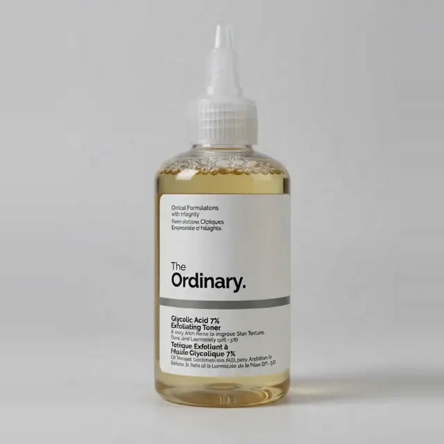 Ácido Glicólico The Ordinary 100(ml), uso facial — vista giratoria del envase