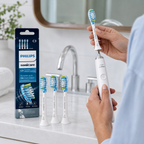 Repuesto (Pack 4) Cepillo dental Philips Sonicare C3, blanco — cómo se usa