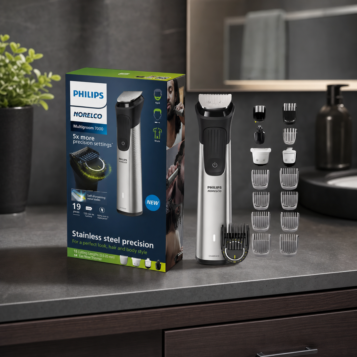 Afeitadora Norelco Philips Multigroom Series 7000
