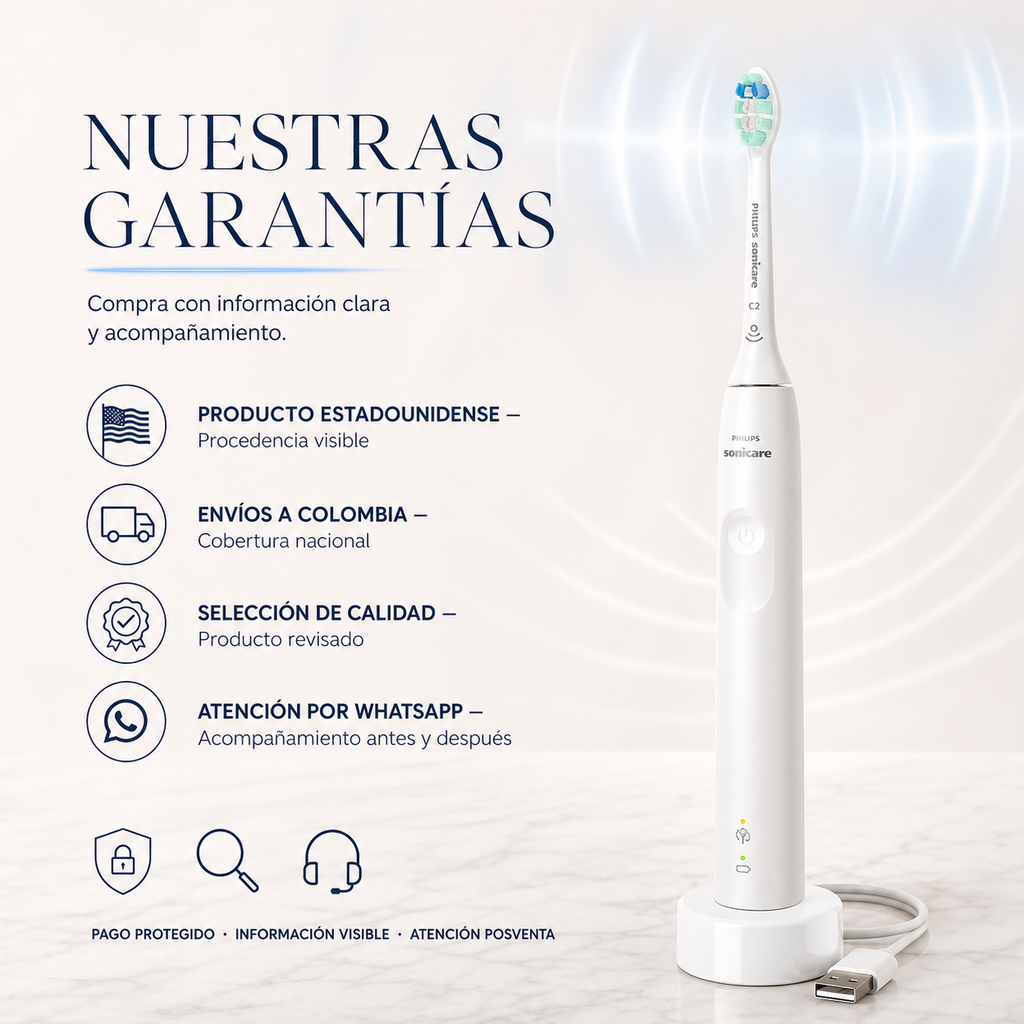 Cepillo dental Eléctrico Philips Sonicare 4100 — garantía y origen