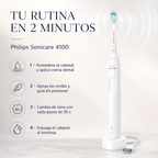 Cepillo dental Eléctrico Philips Sonicare 4100 — cómo se usa