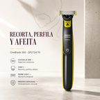 Afeitadora facial Norelco OneBlade 360 QP2724/70, Philips — beneficios