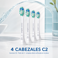 Repuesto (Pack 4) Cepillo dental Philips Sonicare C2