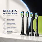 Cabezales Para Cepillo Philips Sonicare W2 - 4pz — detalle del envase