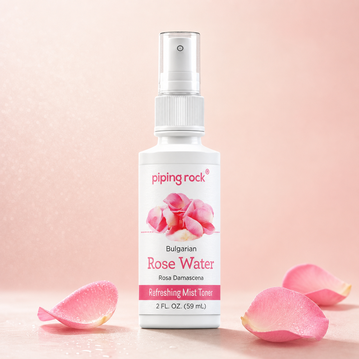 Agua de rosas 2 fl oz 59 mL Botella/Frasco