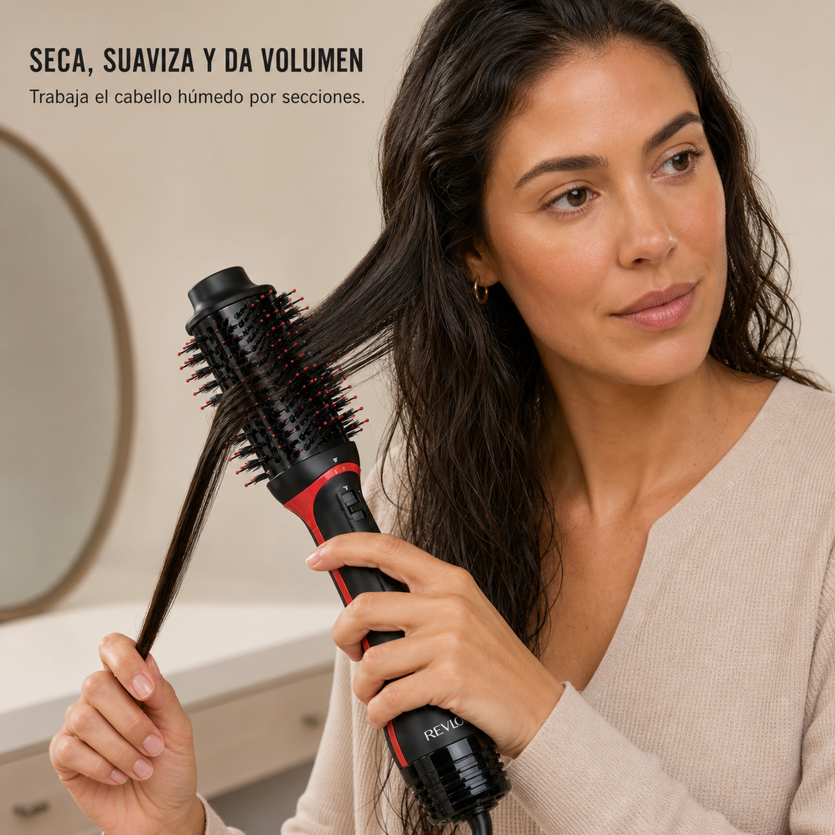 Cepillo One Step Voluminizador Plus 2.0, Revlon — cómo se usa