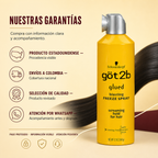 Laca de fijación Got2b ultra-fuerte para el cabello, 12 onzas x 340g, Schwarzkopf — garantía y origen