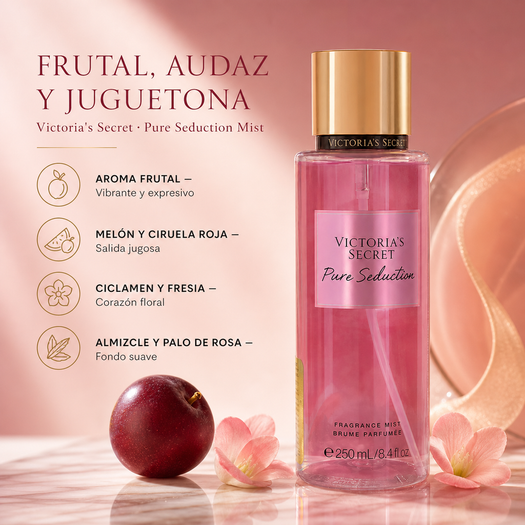 Splash Pure Seduction Victoria's Secret 250ml — beneficios