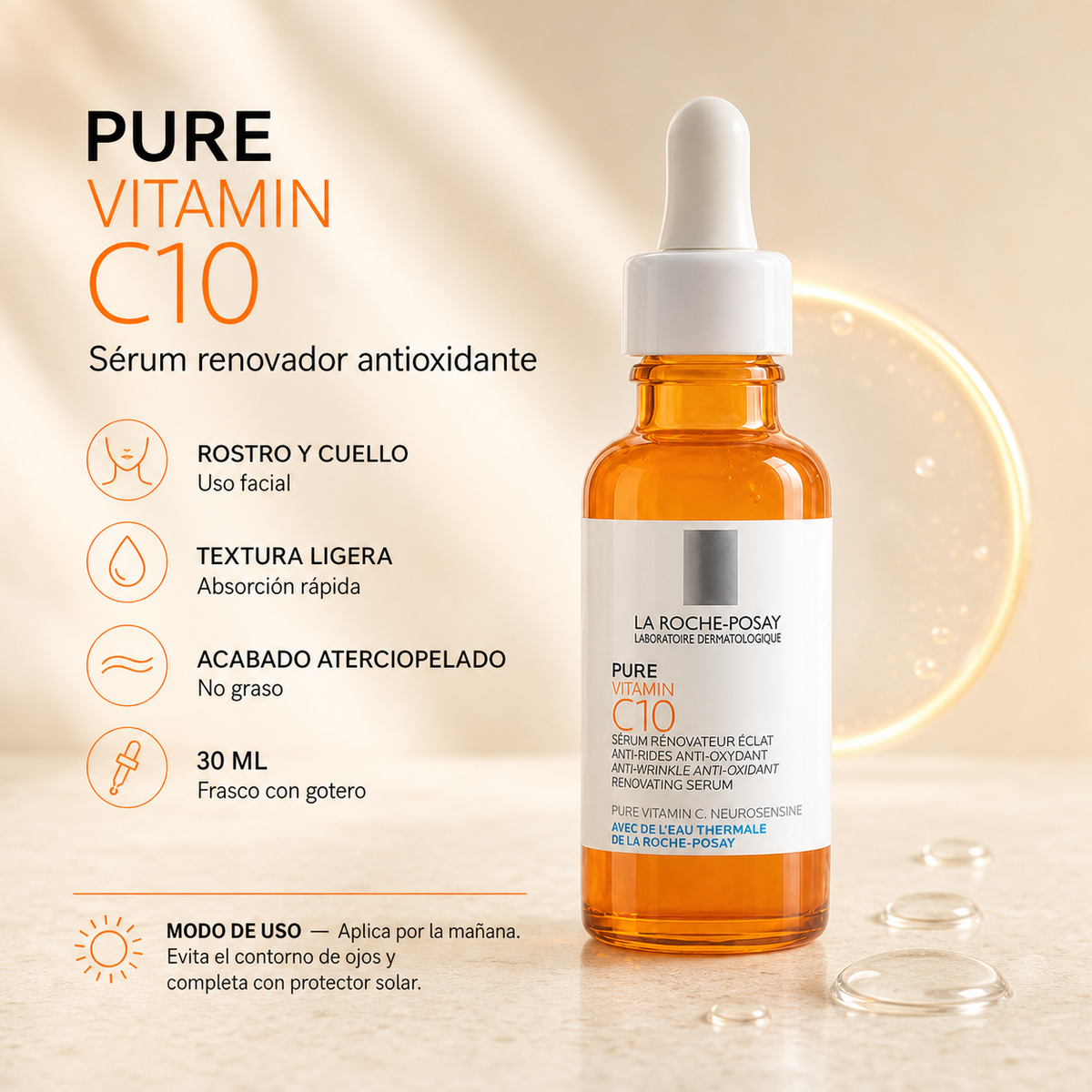 Sérum Hidratante Antioxidante Pure Vitamin C10 30ml